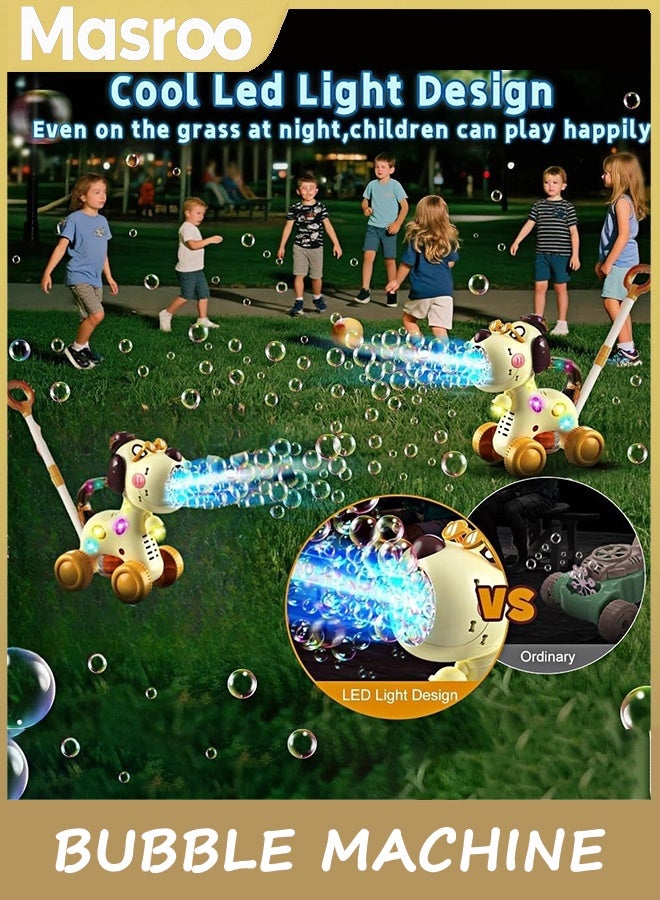 Masroo Automatic Bubble Machine for Toddlers: Portable Dog Bubble Maker Blower Toys for 3 4 5 6 Year Old Boy Girl Kids Outdoor Toys for Easter Party Birthday - Image 3